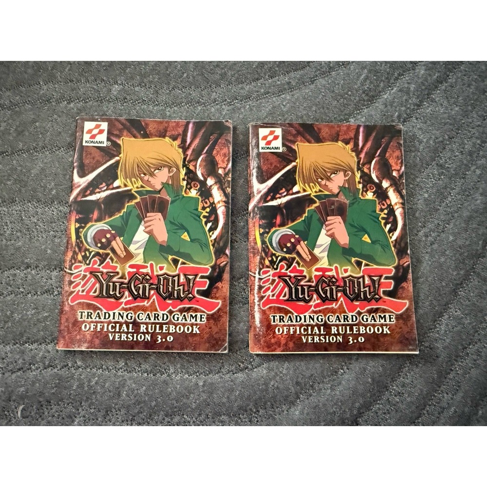 Yu-Gi-Oh Trading Card Game Official Rulebook Version‎ 3.0, 1996 Konami Lot Of 2